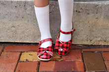 Load image into Gallery viewer, [Red Buffalo Plaid] Bow Shoes
