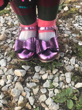 Load image into Gallery viewer, [Eggplant Shimmer] Bow Shoes
