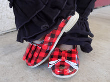 Load image into Gallery viewer, [Red Buffalo Plaid] Bow Shoes
