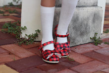 Load image into Gallery viewer, [Red Buffalo Plaid] Bow Shoes
