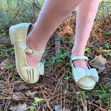 Load image into Gallery viewer, [Glitter Gold] Bow Shoes
