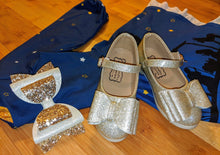 Load image into Gallery viewer, [Glitter Gold] Bow Shoes
