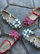 Load image into Gallery viewer, [White Buffalo Plaid] Bow Shoes
