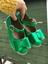 Load image into Gallery viewer, [Glitter Green] Bow Shoes

