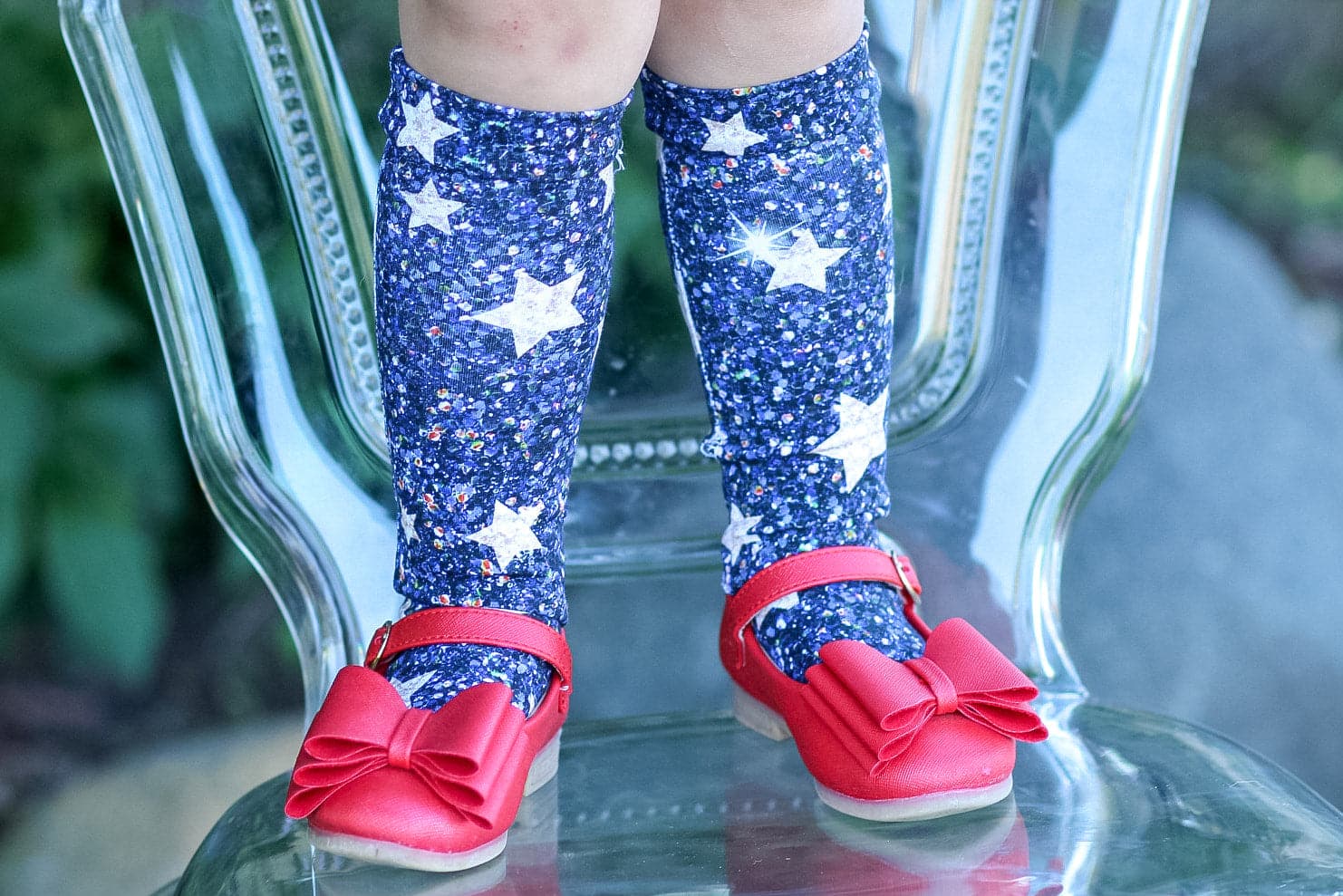[Red Shimmer] Bow Shoes