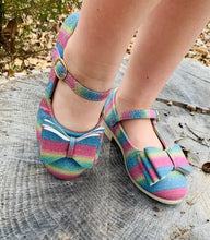Load image into Gallery viewer, [Glitter Rainbow] Bow Shoes
