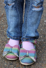 Load image into Gallery viewer, [Glitter Rainbow] Bow Shoes
