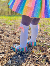 Load image into Gallery viewer, [Glitter Rainbow] Bow Shoes
