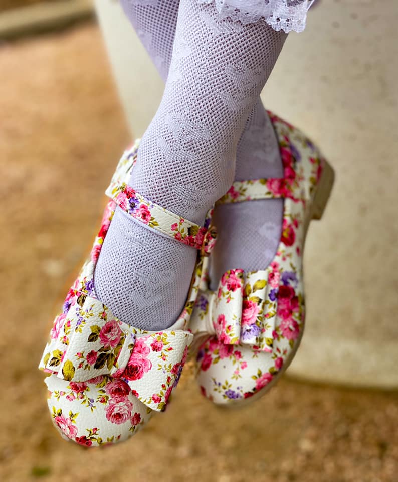 [Floral Blossom] Bow Shoes
