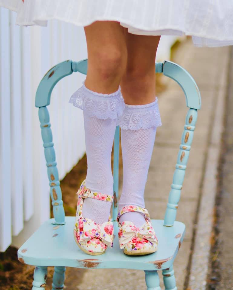 [Floral Blossom] Bow Shoes
