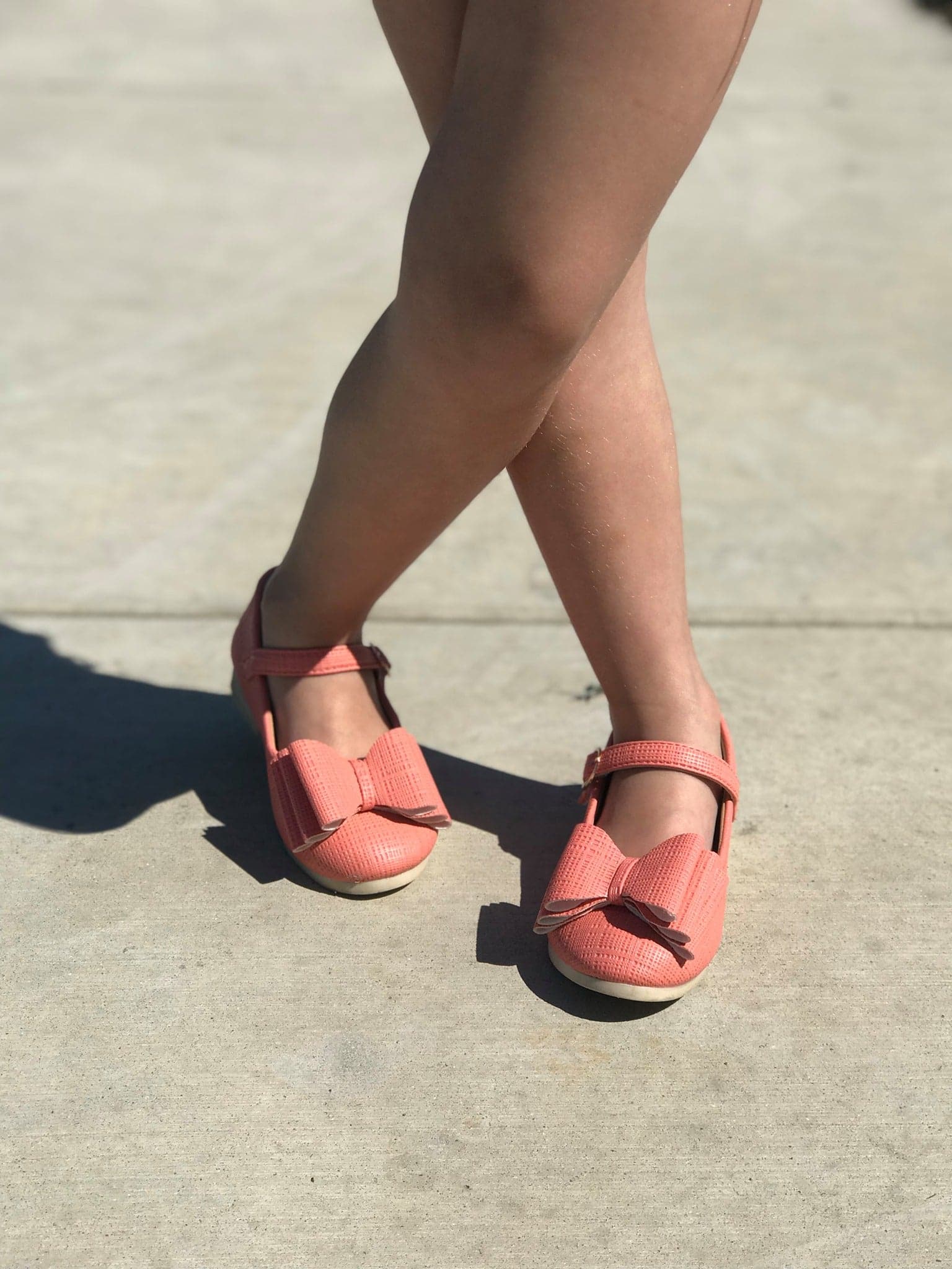 [Coral] Bow Shoes