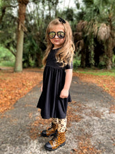 Load image into Gallery viewer, [Leopard + Black Glitter Toe] Boots
