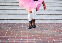 Load image into Gallery viewer, [Leopard + Black Glitter Toe] Boots
