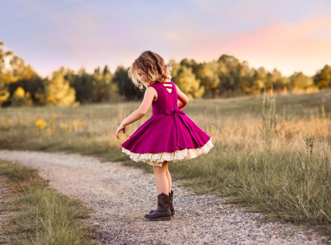 [Berry] LOVED Twirl Dress