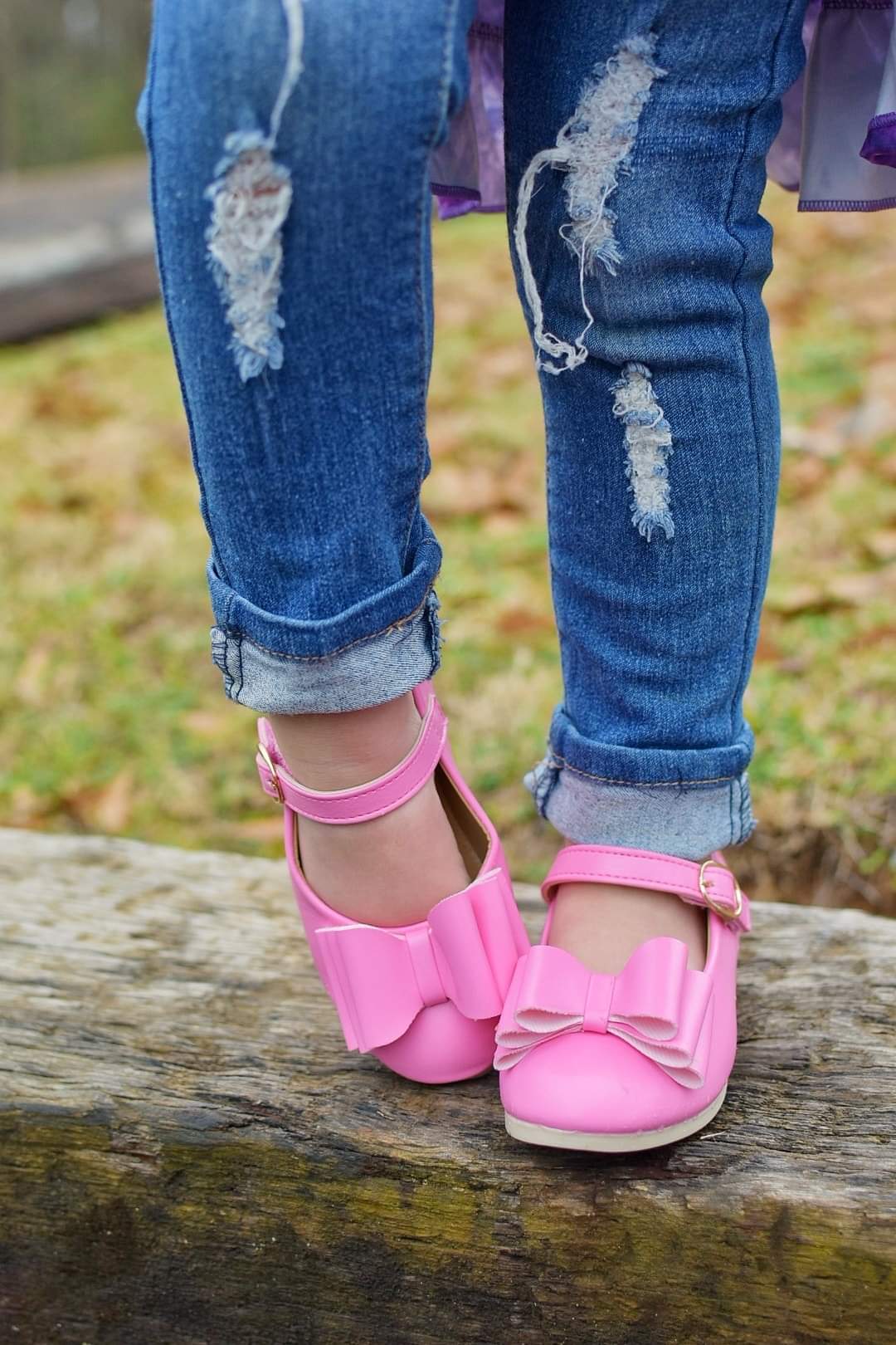 [Bubblegum Pink] Bow Shoes