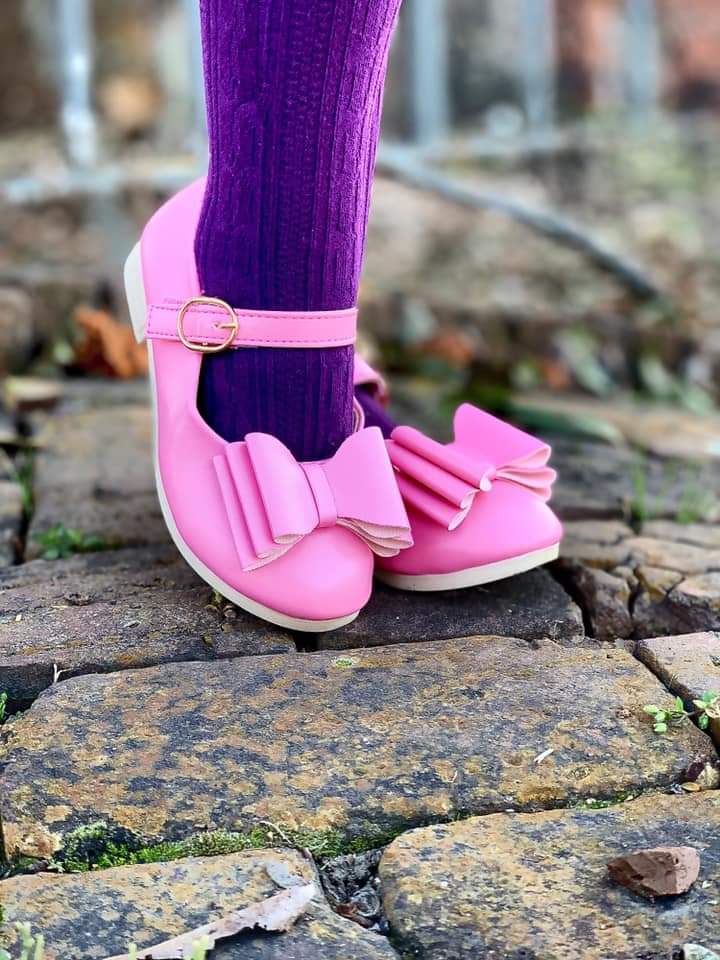 [Bubblegum Pink] Bow Shoes