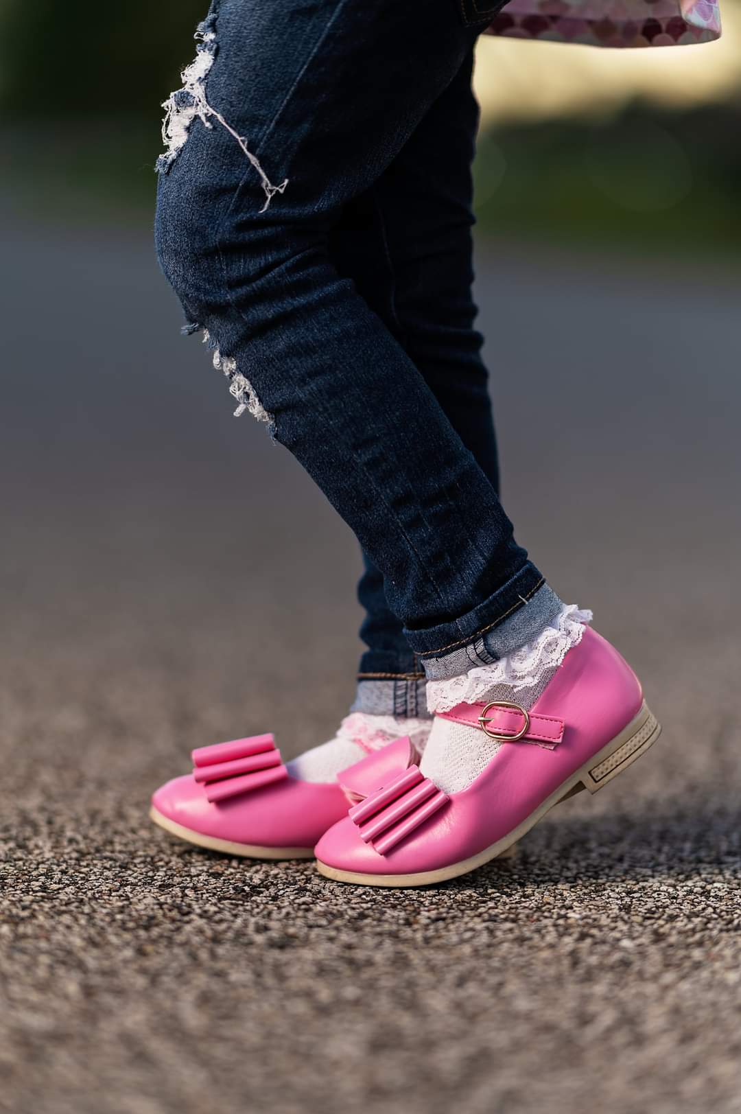 [Bubblegum Pink] Bow Shoes