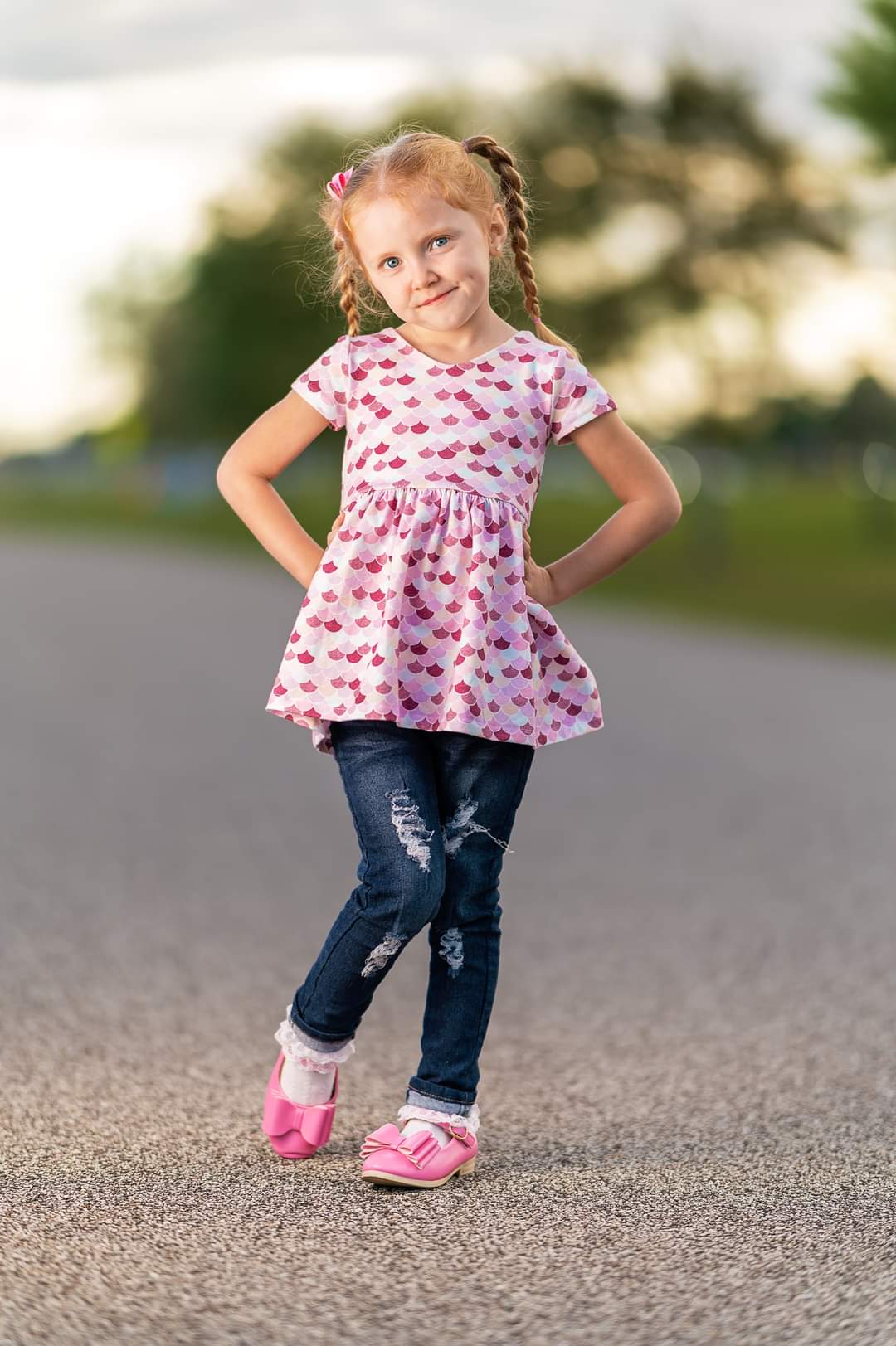 [Bubblegum Pink] Bow Shoes