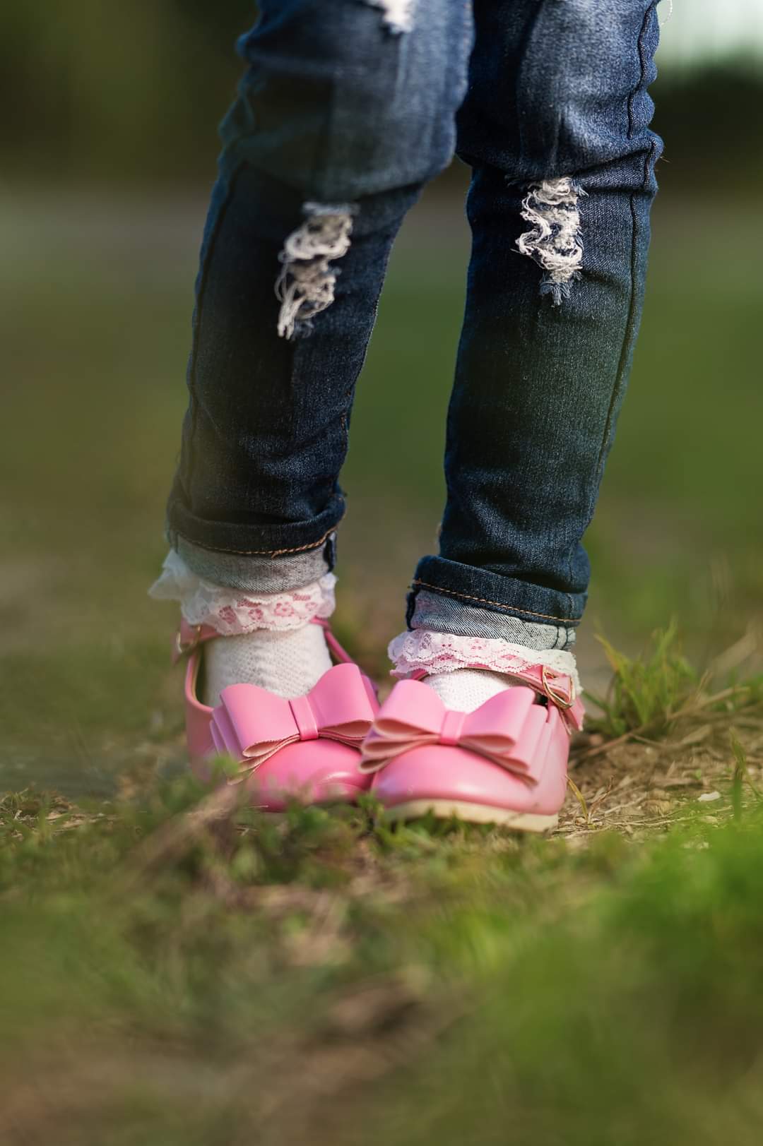 [Bubblegum Pink] Bow Shoes