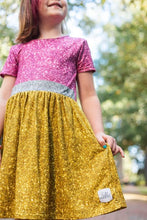 Load image into Gallery viewer, [No. 2 Glitz] Dress w/ Faux Glitter
