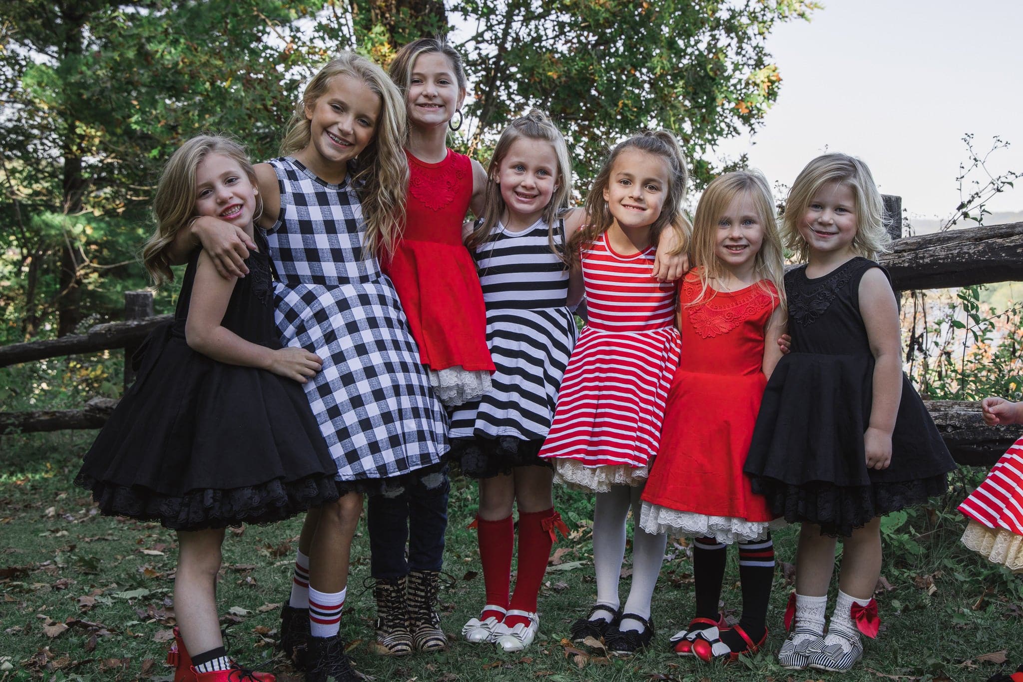 [Black + White Stripe] LOVED Twirl Dress