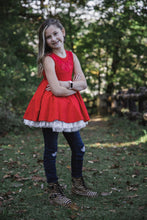 Load image into Gallery viewer, [Red] LOVED Twirl Dress
