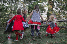 Load image into Gallery viewer, [Black + White Stripe] LOVED Twirl Dress Toddler
