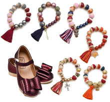 Load image into Gallery viewer, [Black Cherry] Bow Shoes
