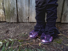 Load image into Gallery viewer, [Eggplant Shimmer] Bow Shoes

