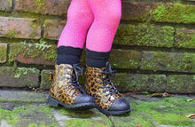 Load image into Gallery viewer, [Leopard + Black Glitter Toe] Boots
