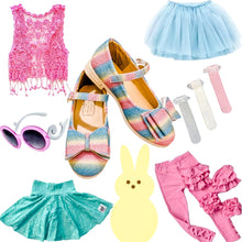 Load image into Gallery viewer, [Glitter Rainbow] Bow Shoes
