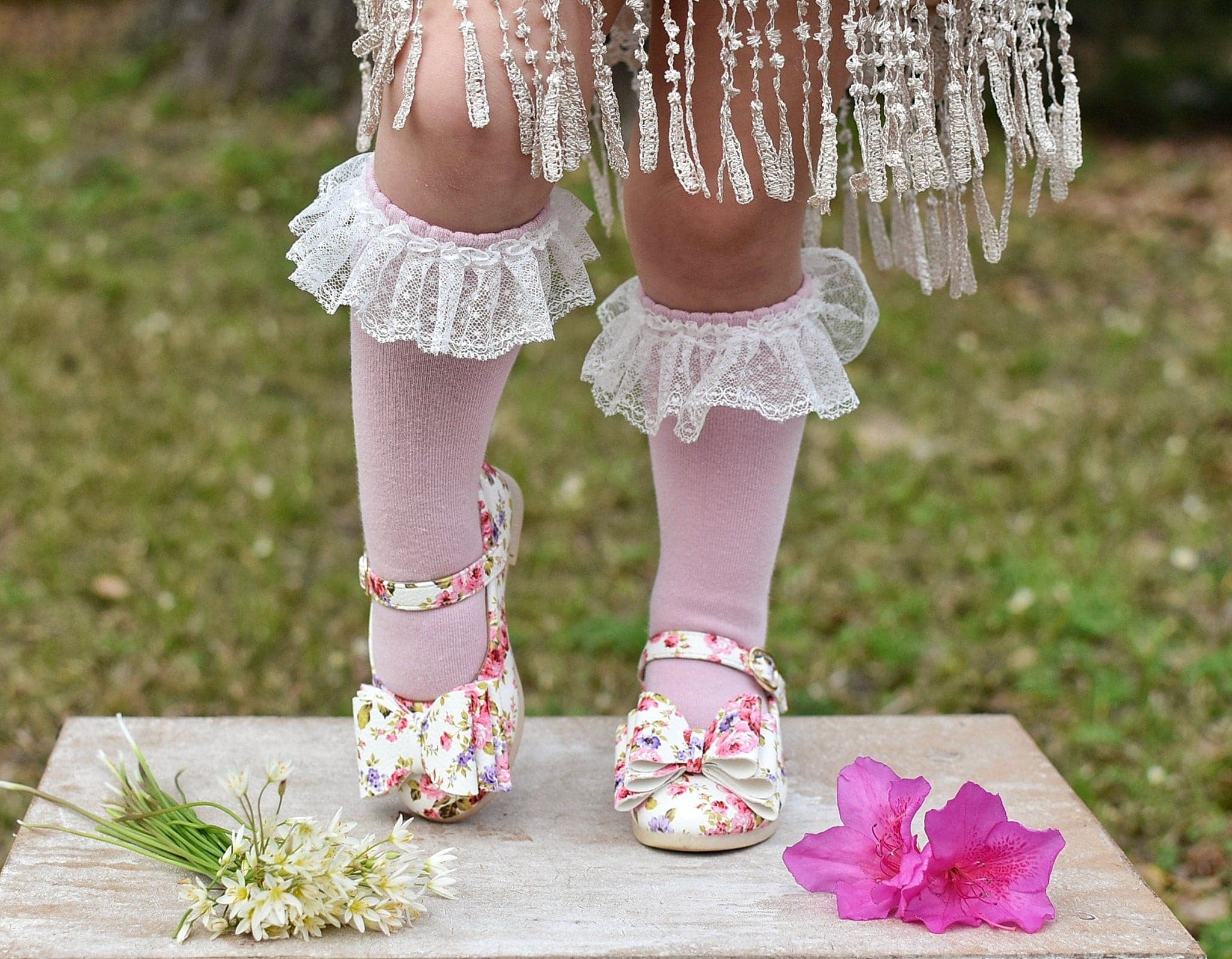 [Floral Blossom] Bow Shoes