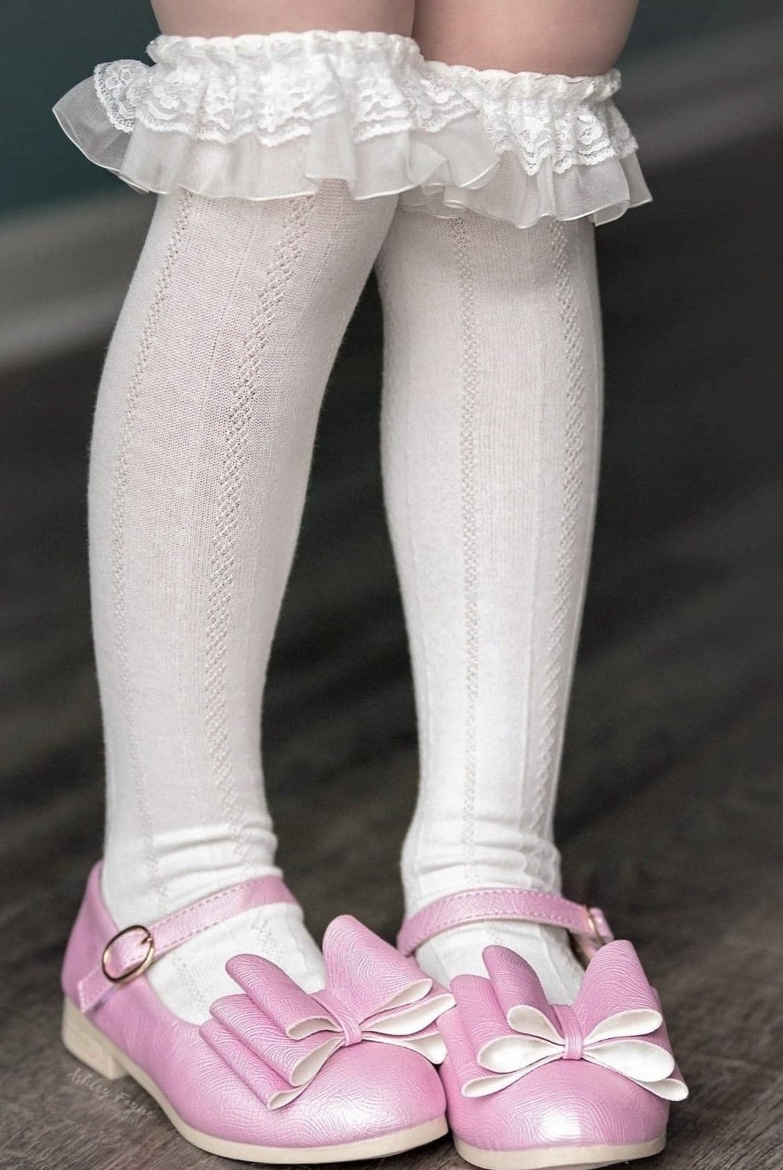 [Light Pink] FLAWED Bow Shoes