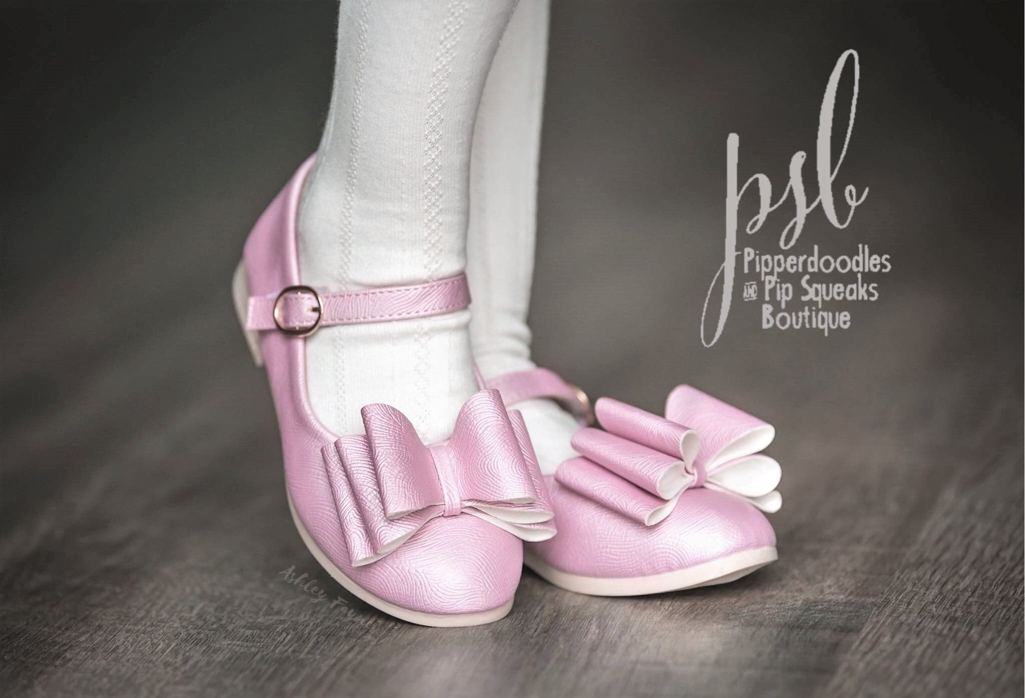 [Light Pink] FLAWED Bow Shoes