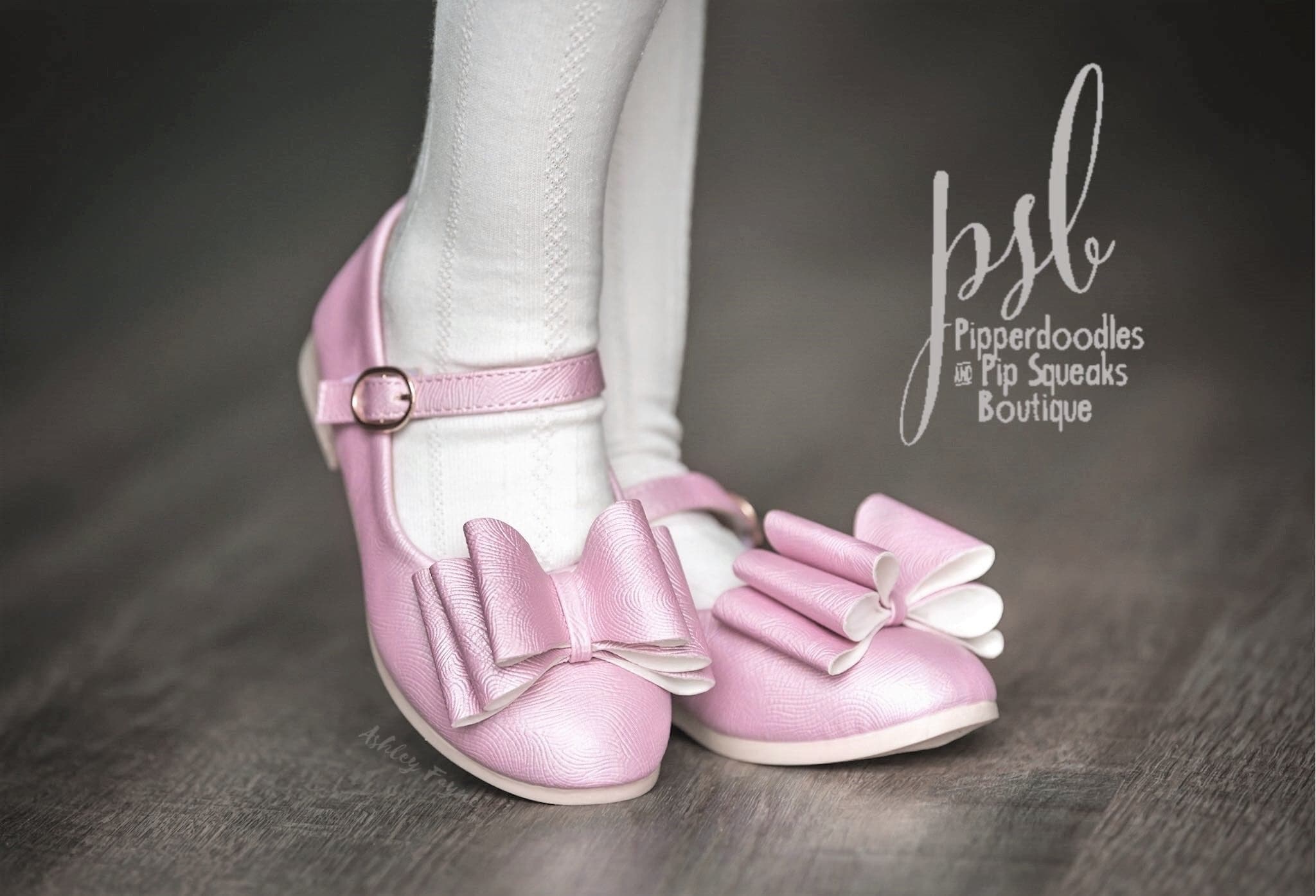 [Light Pink] Flawed Bow Shoes