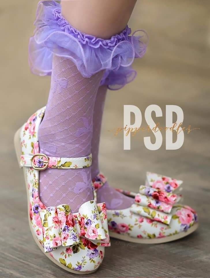 [Floral Blossom] Bow Shoes