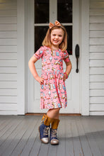 Load image into Gallery viewer, [Rainbow Denim + Gold Glitter Toe] Boots
