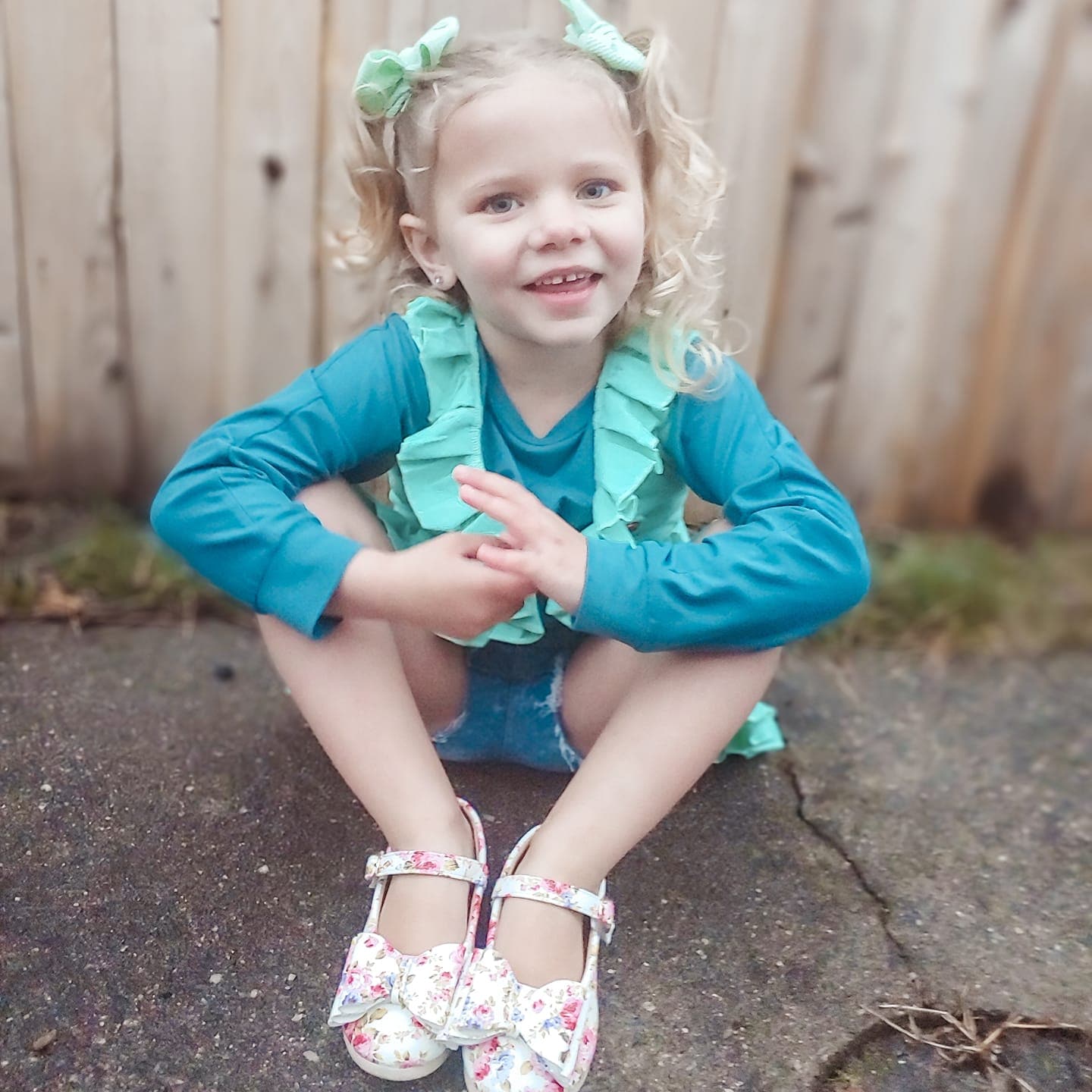 [Floral Blossom] Bow Shoes
