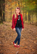 Load image into Gallery viewer, [Red Buffalo Plaid] Bow Shoes
