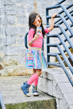 Load image into Gallery viewer, [Rainbow Denim + Gold Glitter Toe] Boots
