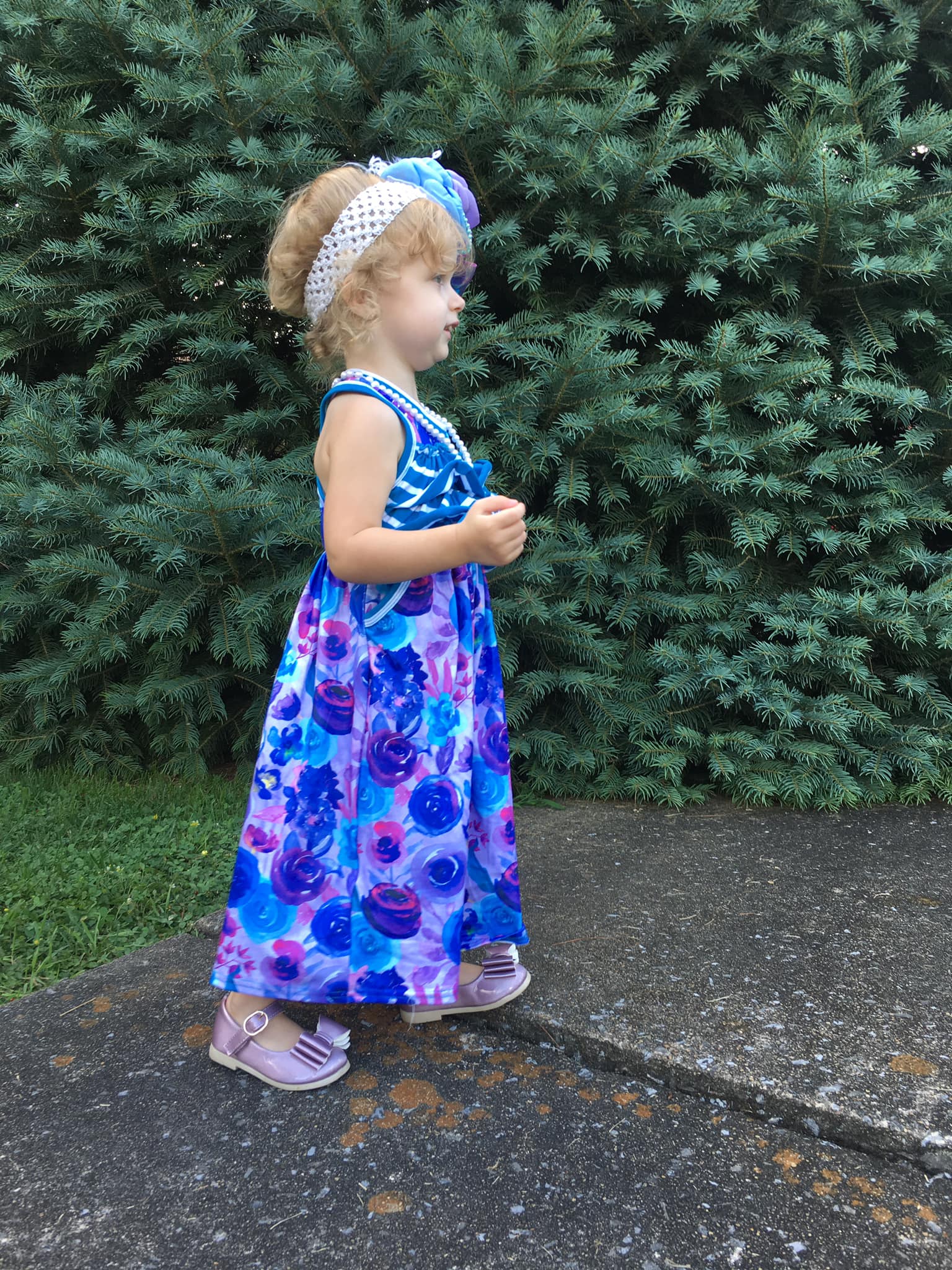 [Orchid Mauve] Bow Shoes