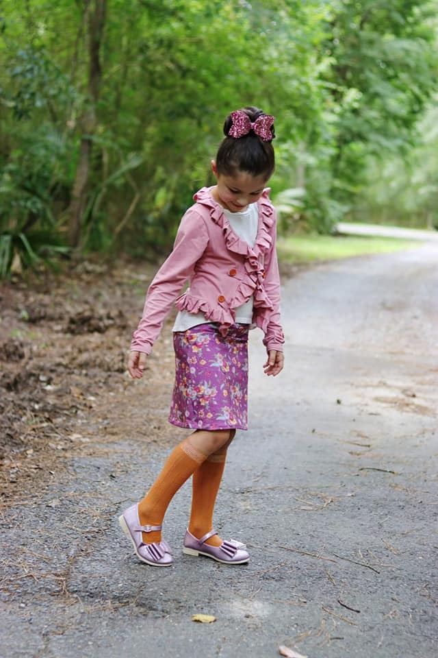 [Orchid Mauve] Bow Shoes