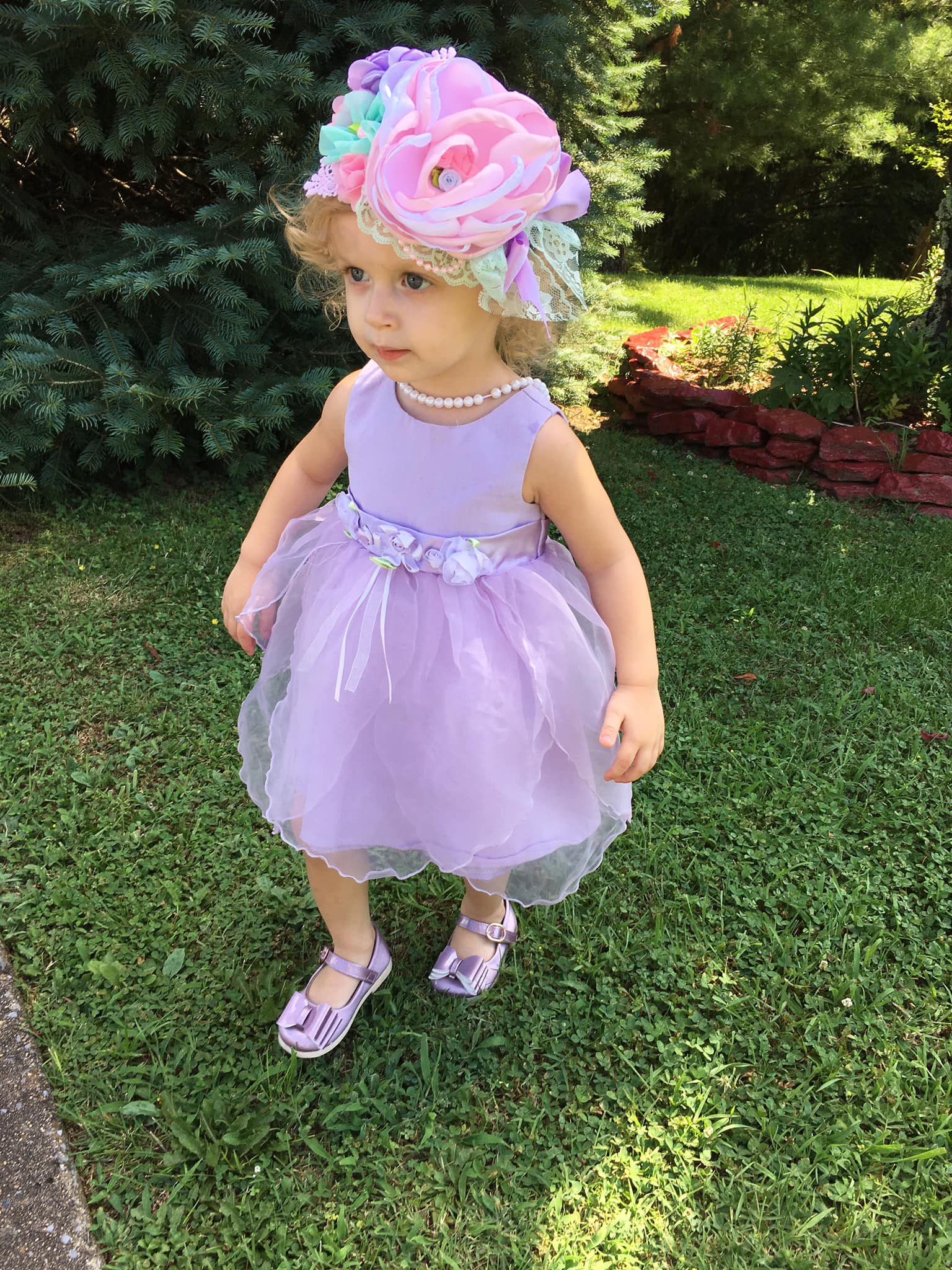 [Orchid Mauve] Bow Shoes