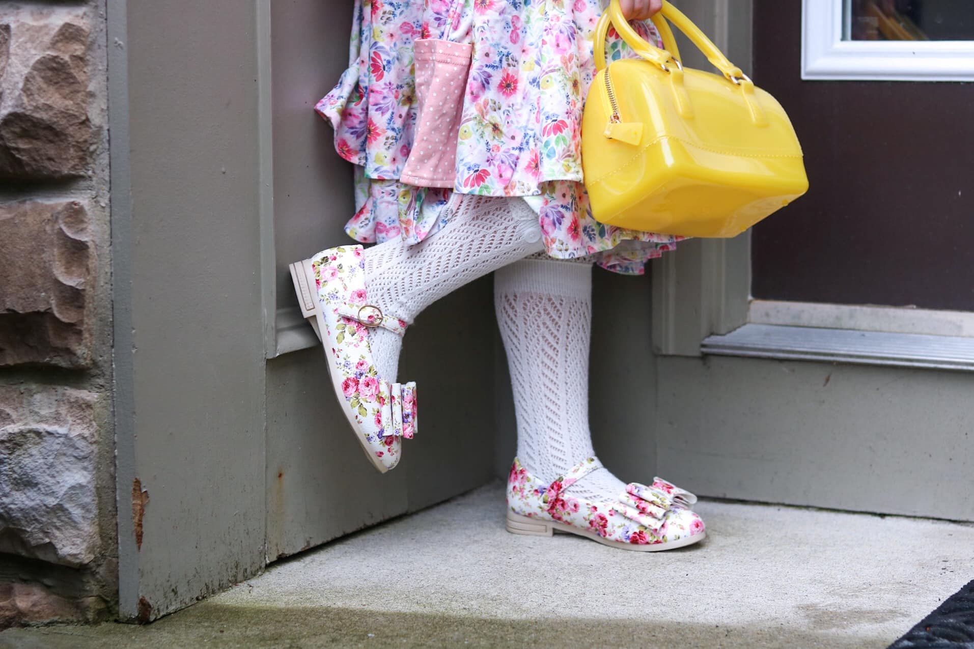 [Floral Blossom] Bow Shoes