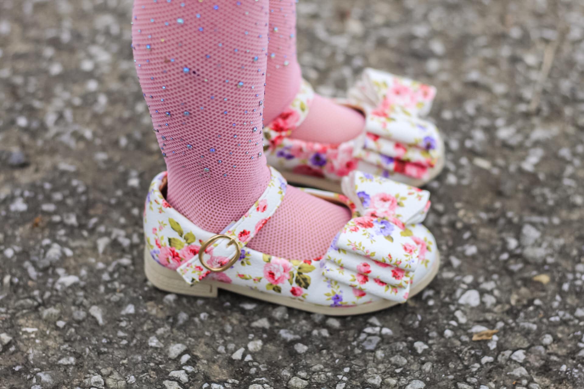 [Floral Blossom] Bow Shoes