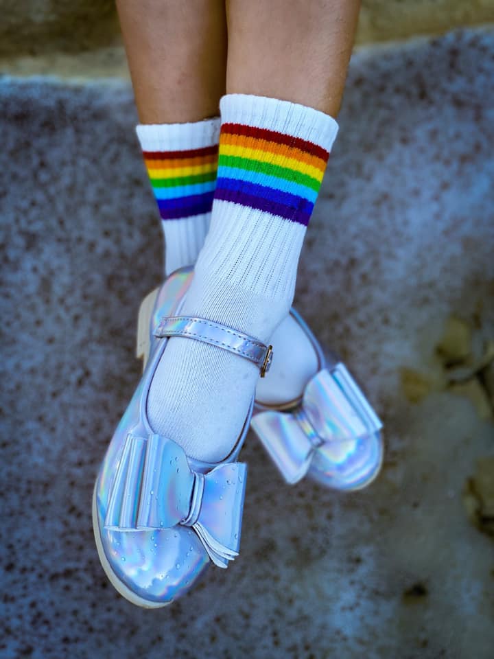 [Holographic + Iridescent] Bow Shoes