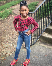 Load image into Gallery viewer, [Red Buffalo Plaid] Bow Shoes
