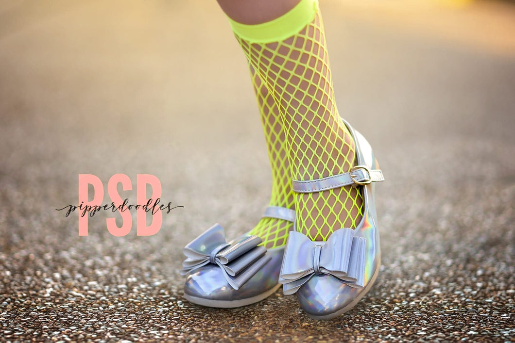 [Holographic + Iridescent] Bow Shoes