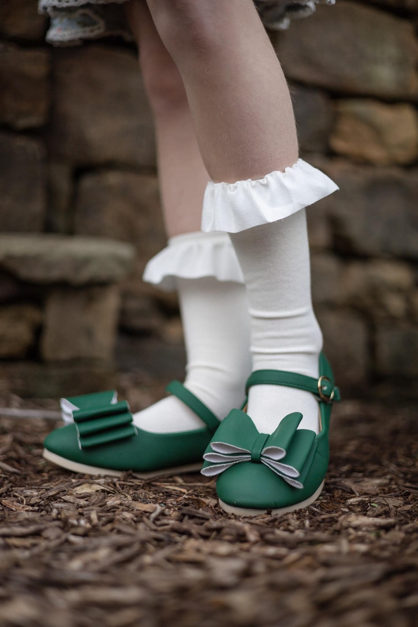 Hunter Green] Bow Shoes – The Spotted Phoenix, LLC