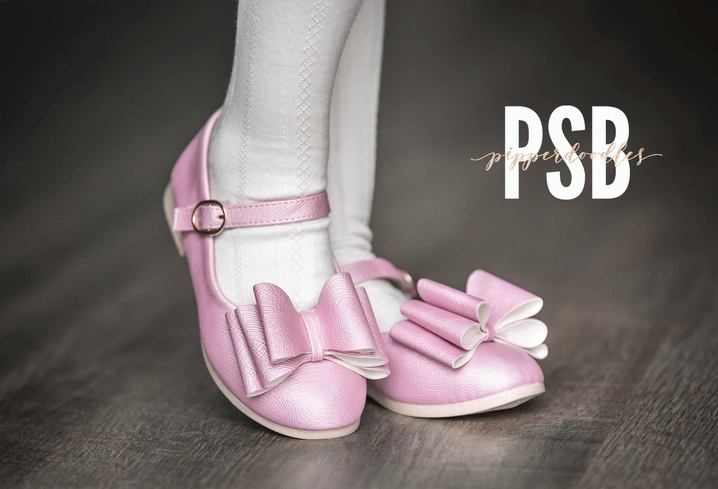 [Light Pink] FLAWED Bow Shoes